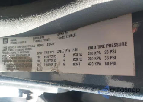 2006 Chevrolet Colorado Lt из США, поврежденный, VIN 1GCCS136068215868